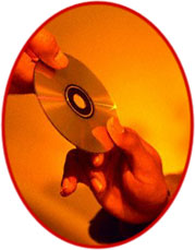 passing archived data on CD