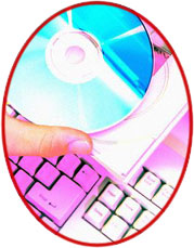 picture of cd being inserted into disk drive