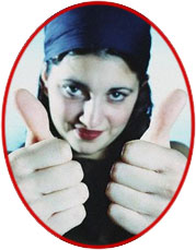 picture of woman with thumbs up